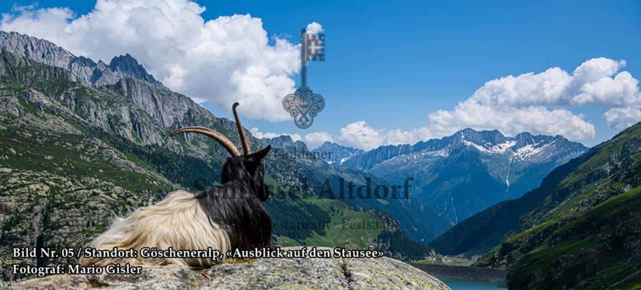 Hotel Restaurant Goldener Schluessel Altdorf Exteriör bild